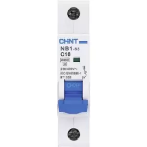 Image of Chint 179784 NB1L Circuit breaker 1-pin 16 A