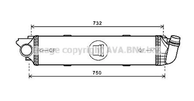 Image of Intercooler PRASCO RT4622