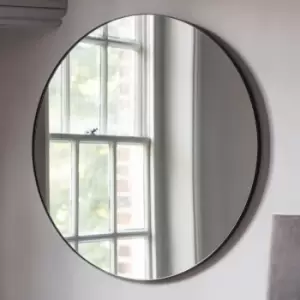 Image of Gallery Direct Bowie Round Mirror Black