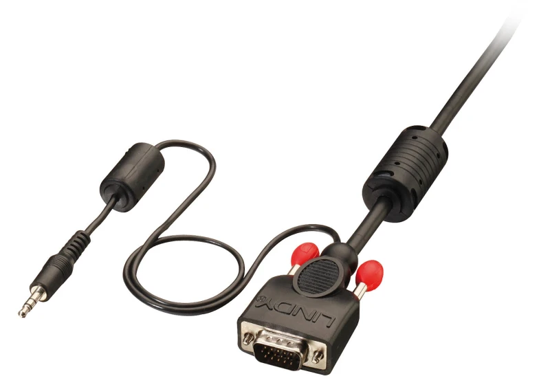 Image of Lindy 3m Premium VGA & Audio Cable