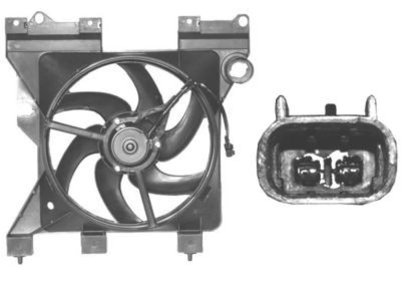 Image of VAN WEZEL Fan, radiator VAN WEZEL 0956746