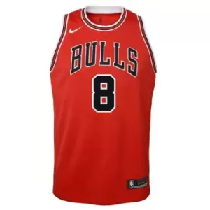 image of Nike NBA Icon Jersey Junior Boys - Red