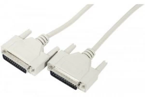 Image of 5m Db25 Premium Moulded Serial Cable Mm