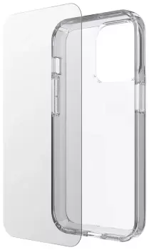 Image of Speck iPhone 14 Pro Phone Case & Glass Bundle - Clear