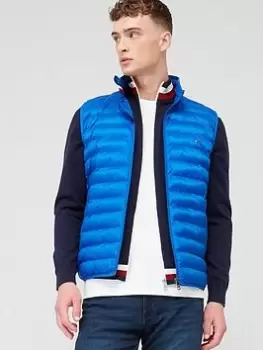 Image of Tommy Hilfiger Packable Padded Vest - Blue Size XL, Men
