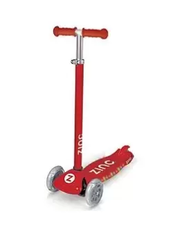 Image of Zinc 3-Wheeled Light Up Superstar Scooter - Cherry Red