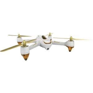 Image of Hubsan X4 H501S FPV Brushless 2.4 GHZ5.8GHZ RC 1080P Camera Quadcopter with Transmitter RTF with Standard Remote Controller FPV2 4.3" LCD White