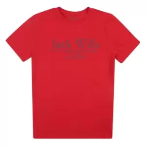 image of Jack Wills Wills Script T-Shirt Infant Boys - Red