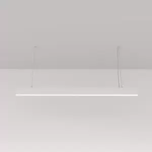 Image of Maytoni Points Bar Pendant Ceiling Light White Integrated LED 4000K