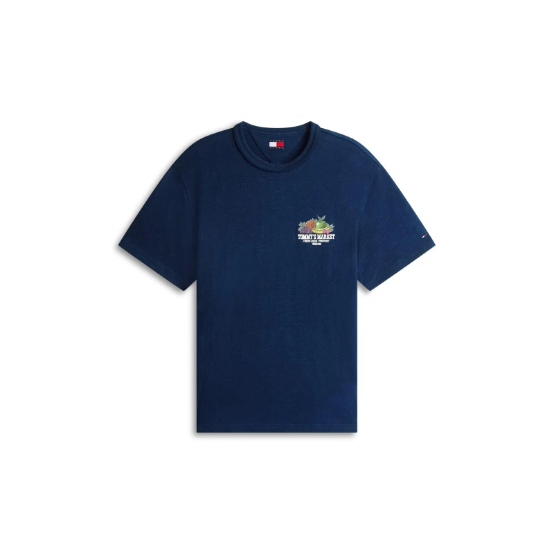 Image of Tommy Jeans TJ Fruit Tee Sn62 Dark Night Navy male S