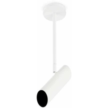 Image of Faro Link - 1 Light Semi Flush Ceiling Light White, GU10
