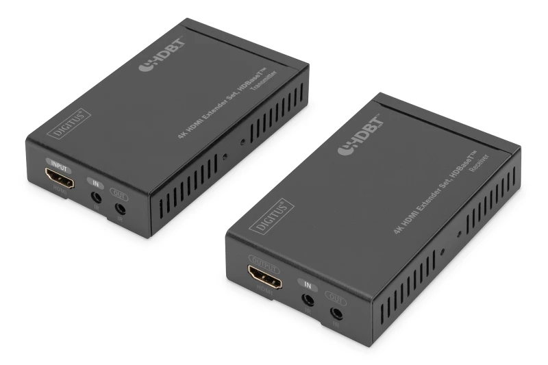 Image of Digitus 4K HDMI extender set. HDBaseT . 4K/30Hz. 70 m