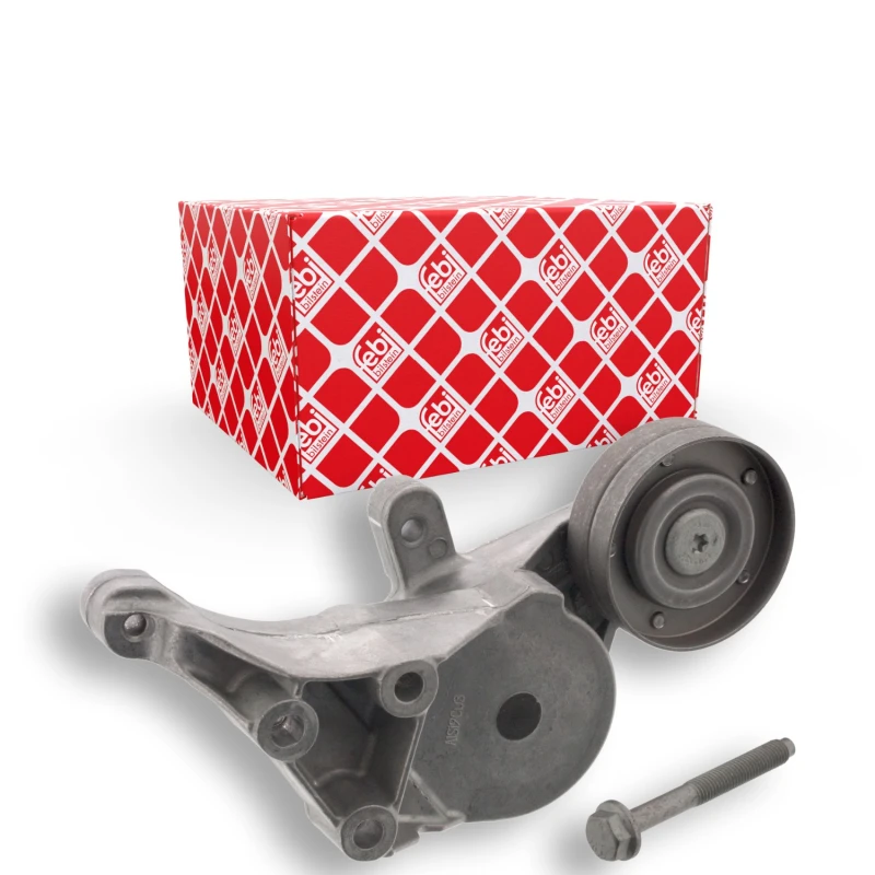 Image of FEBI BILSTEIN 24653 Tensioner with screw Belt Tensioner,v-ribbed belt (541)