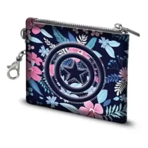 Image of Marvel Card Holder / Mini Purse Captain America