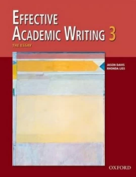 Image of Effective Academic Writing 3 by Alice Savage Book