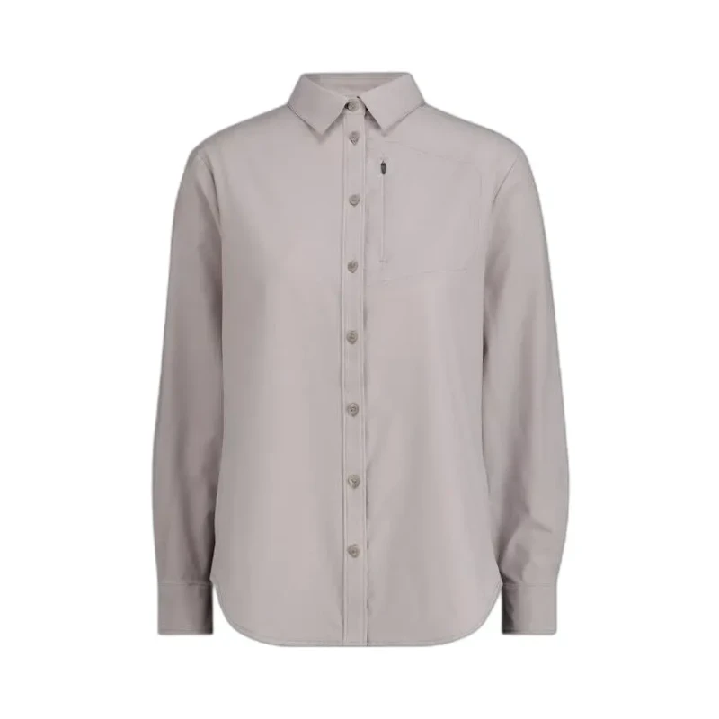 Image of Womens long sleeve shirt Kathmandu Sun Breaker Gris Female L