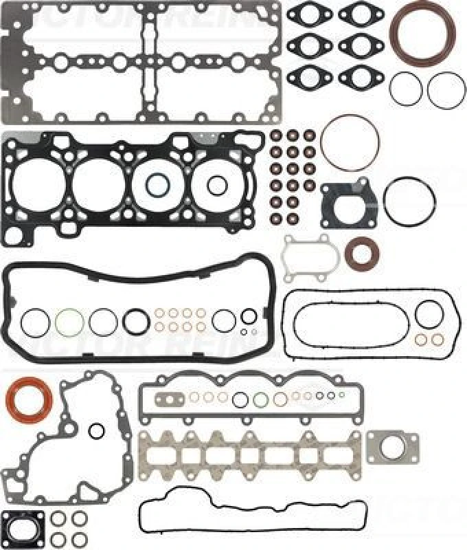 Image of REINZ 01-37080-02 Full Gasket Set, engine with crankshaft seal Full Gasket Set,engine (560)