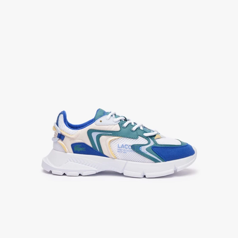Image of Lacoste L003 Neo Trainers - Blue Blue 2