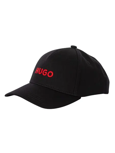 Image of HUGO Jude Logo Baseball Cap Black One Size