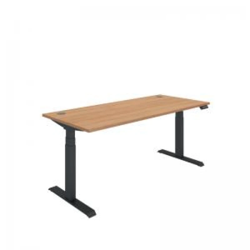 Image of Polaris Dual Motor Sit/Stand Desk 1800x800 Beech/Black KF800134