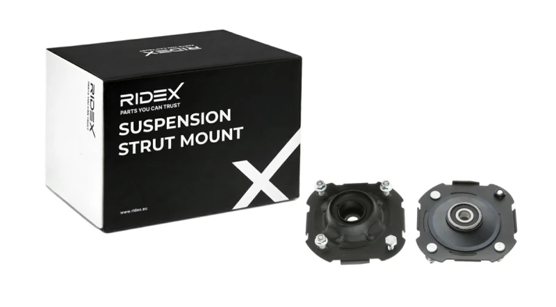 Image of RIDEX 1180S0840 Top strut mount Front Axle Elastomer Suspension Strut Support Bearing (1180)