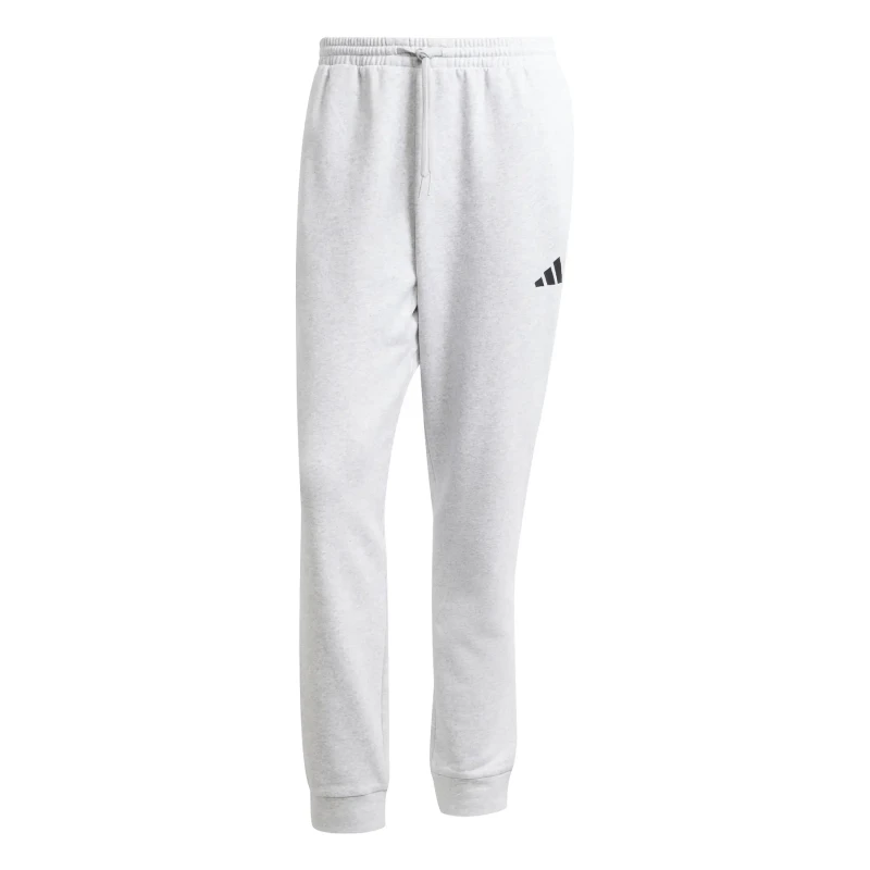 Image of Adidas SPORTSWEAR Essentials Feelcozy Fleece Joggers Light Grey Marl Cotton S