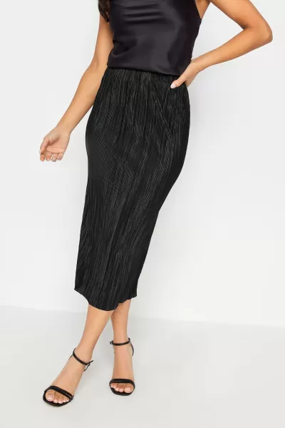 Image of Petite Plisse Midaxi Skirt