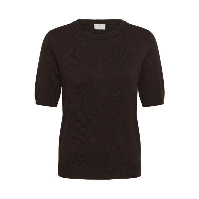 Image of Kaffe Womens round neck sweater KAFFE Lizza Marron Female L