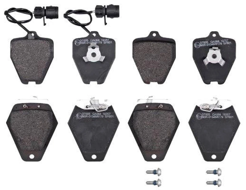 Image of A.B.S. 37005 Brake pad set with integrated wear sensor Brake Pad Set,disc brake (402)