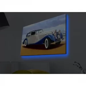 Image of 4570MDACT-013 Multicolor Decorative LED Lighted Canvas Painting