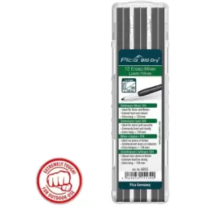 image of Pica - big dry 6060 Automatic Pencil Stonemason Hard 10H Graphite Refills 6055