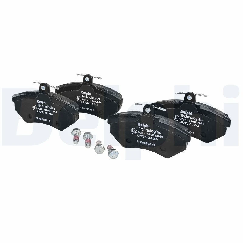 Image of DELPHI Brake pad set DELPHI LP770