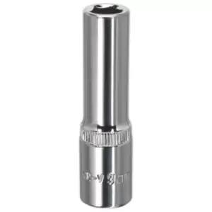 image of Sealey SP3809D WallDrive Socket 9mm Deep 3/8"Sq Drive Fully Polished