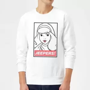 Image of Scooby Doo Jeepers! Sweatshirt - White - XXL