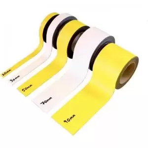 Magnetic Racking Strip - 90mm x 10m Yellow