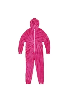 Image of Full Zip Tonal Spider Tie Dye Onesie