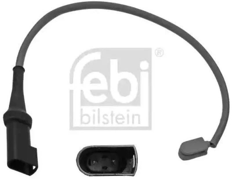Image of FEBI BILSTEIN 100945 Brake Pad Wear Sensor Rear Axle Right Warning Contact,brake pad wear (407)