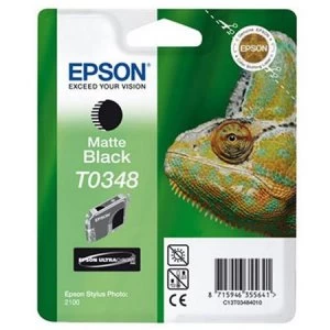 Image of Epson Chameleon T0348 Matte Black Ink Cartridge