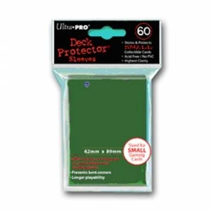 Image of Ultra Pro Small Green 50 Deck Protectors - 10 Packs