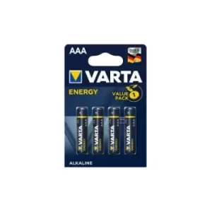 Image of 4 LR03 AAA VARTA Energy Value Pack Batteries