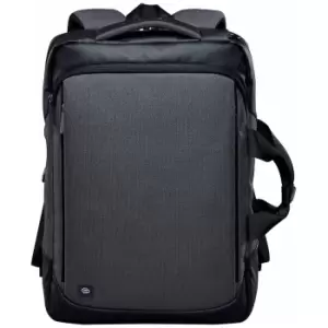 image of Stormtech Road Warrior Laptop Bag (One Size) (Graphite Grey/Black)