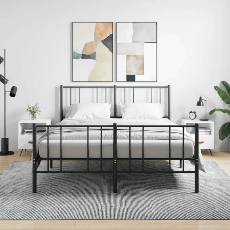 Image of VIDAXL Bedside Cabinets 2 pcs High Gloss White 40x35x47.5cm Engineered Wood Vidaxl 8720845909567