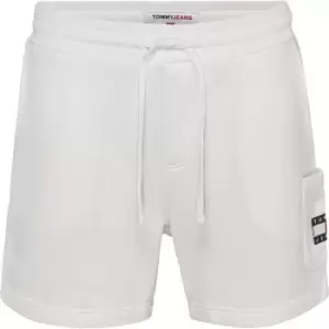 image of Tommy Jeans Badge Cargo Shorts - White