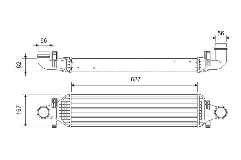 Image of Intercooler VALEO 818624
