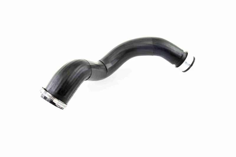 Image of VAICO V10-2879 Turbocharger Hose Rubber with fabric lining, Q+, original equipment manufacturer quality Rubber with fabric lining Charger Intake Hose