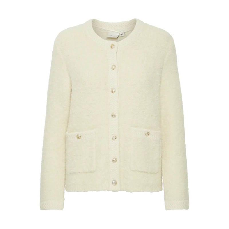 Image of Ichi Womens cardigan Ichi Valmai Blanc Female M