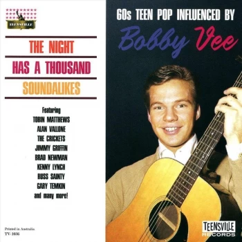 image of Various - The Night Has A Thousand Soundalikes: 60s Teen Pop Influenced By Bobby Vee CD