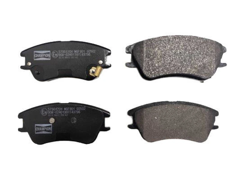 Image of CHAMPION 573642CH Brake pad set with acoustic wear warning Brake Pad Set,disc brake (402)