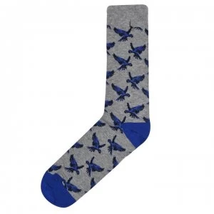 Image of Ted Baker Lilhav Bird Socks - GREY
