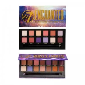 image of W7 Enchanted + Violet Nights Eye Shadow Palette Set